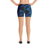ThatXpression Fashion Athletic Fitness Yoga Dallas Themed Camo Shorts