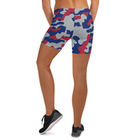 ThatXpression Fashion Athletic Fitness Yoga New York Themed Camo Shorts