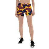 ThatXpression Fashion Athletic Fitness Yoga Cleveland Themed Camo Shorts