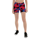 ThatXpression Fashion Athletic Fitness Yoga Los Angeles Themed Camo Shorts