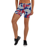 ThatXpression Fashion Athletic Fitness Yoga New York Themed Camo Shorts