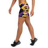 ThatXpression Fashion Athletic Fitness Yoga Los Angeles Themed Camo Shorts