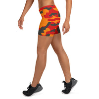 ThatXpression Fashion Athletic Fitness Yoga Tampa Bay Themed Camo Shorts