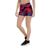 ThatXpression Fashion Athletic Fitness Yoga Los Angeles Themed Camo Shorts