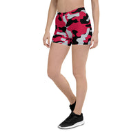 ThatXpression Fashion Athletic Fitness Yoga Houston Themed Camo Shorts