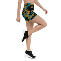 ThatXpression Fashion Athletic Fitness Yoga Jacksonville Themed Camo Shorts