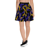 ThatXpression Fashion Purple Gold Camo Themed Skirt