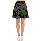 ThatXpression Fashion Green Black Brown Camo Themed Skirt