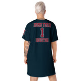 ThatXpression Home Team Houston Jersey Themed T-shirt dress