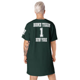 ThatXpression Home Team New York Jersey Themed T-shirt dress