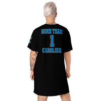 ThatXpression Home Team Carolina Jersey Themed T-shirt dress