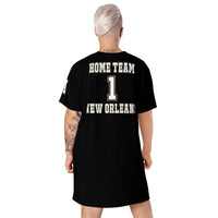 ThatXpression Home Team New Orleans Jersey Themed T-shirt dress