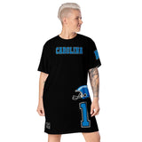 ThatXpression Home Team Carolina Jersey Themed T-shirt dress