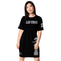 ThatXpression Home Team Las Vegas Jersey Themed T-shirt dress
