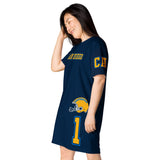 ThatXpression Home Team San Diego Jersey Themed T-shirt dress