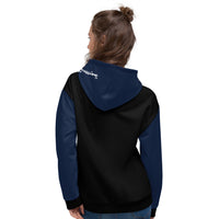 ThatXpression Fashion Fists Unisex Navy Track Hoodie