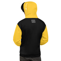 ThatXpression Fashion Unisex Black Yellow Track Hoodie