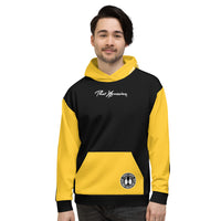 ThatXpression Fashion Unisex Black Yellow Track Hoodie