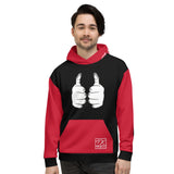 ThatXpression Fashion Fists Unisex Red Track Hoodie