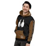 ThatXpression Fashion Fists Unisex Brown Track Hoodie