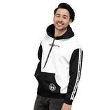 ThatXpression Fashion Unisex White Black Track Hoodie