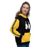 ThatXpression Fashion Fists Unisex Yellow Track Hoodie