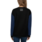 ThatXpression Fashion Designer Navy Track Unisex Sweatshirt