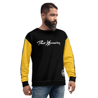 ThatXpression Fashion Designer Yellow Track Unisex Sweatshirt