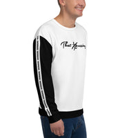 ThatXpression Fashion Designer White Track Unisex Sweatshirt
