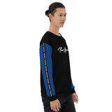 ThatXpression Fashion Designer Blue Track Unisex Sweatshirt