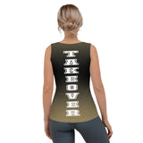 ThatXpression Fashion Fit Barbell Ladies Kit Blend Dual Print Tank Top