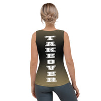 ThatXpression Fashion Fit Kettlebell Ladies Kit Blend Dual Print Tank Top