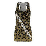 ThatXpression Fashion Black Gold New Orleans D'Cut Tunic Racerback