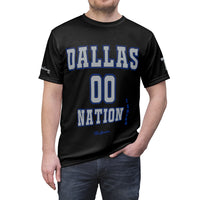 ThatXpression's Dallas Nation Period Sports Themed Blue Gray Unisex T-shirt