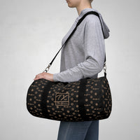 ThatXpression Fashion's Elegance Collection Black and Tan Designer Duffle Bag