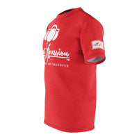 ThatXpression Train Hard & Takeover Kettlebells Red Unisex T-Shirt U09NH