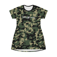 ThatXpression Fashion Camo T-Shirt Dress P98J