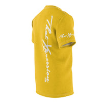 ThatXpression Fashion Thumbs Up Yellow White Unisex T-Shirt CT73N