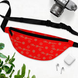 ThatXpression Fashion's TX12 Red and Tan Elegance Fanny Pack