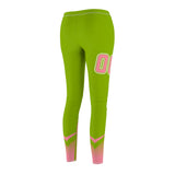 ThatXpression Ai3 Pink Green 08 Spandex Leggings