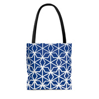 ThatXpression Fashion Blue White Diamond Branded Stylish Tote bag H4U2