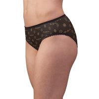 ThatXpression Fashion's Elegance Collection Tan and Brown Women's Briefs