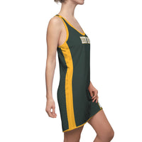 ThatXpression Fashion Green Bay Home Team Racerback Jersey Dress