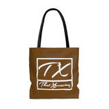 ThatXpression Gym Fit Multi Use Brown and White Tote bag
