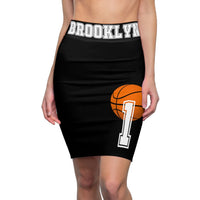 ThatXpression Fashion Home Team Brooklyn Women's Pencil Skirt