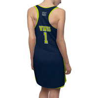 ThatXpression's Women's League Baller Wings Racerback Jersey Themed Dress