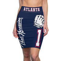 ThatXpression's Atlanta Women's Baseball Pencil Skirt