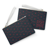 ThatXpression Fashion's Elegance Collection Navy and Red Designer Clutch Bag