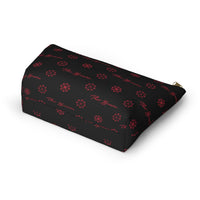 ThatXpression Fashion's Elegance Collection Black and Red Accessory Pouch