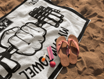 Colorful Beach towel also perfect for gym cross fit yoga and more